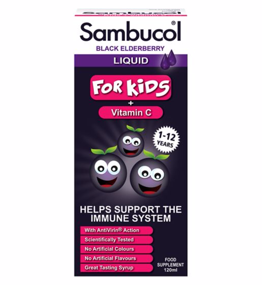 Sambucol儿童维生素C口服1岁以上120ml